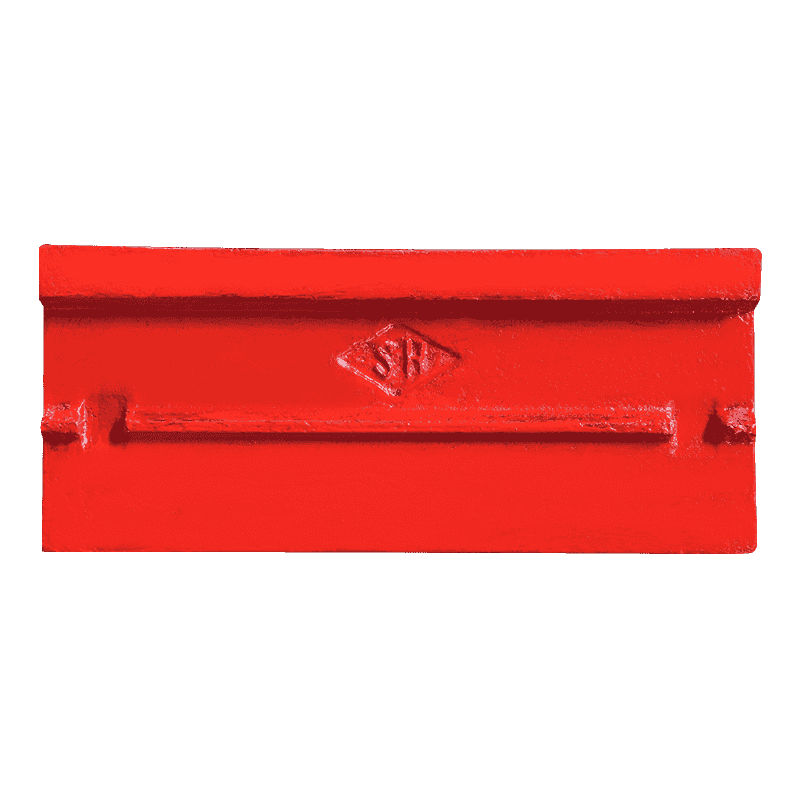 Martillo con placa de alto contenido de cromo para trituradora de impacto