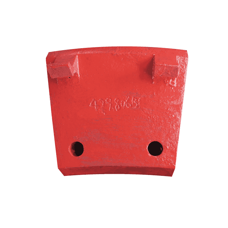 Protector lateral de acero de alto manganeso para trituradora de mandíbula