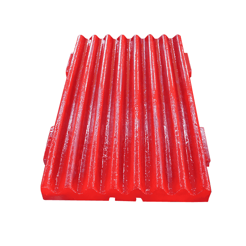 Trituradora de mandíbula Placa de mandíbula fija de acero con alto contenido de manganeso